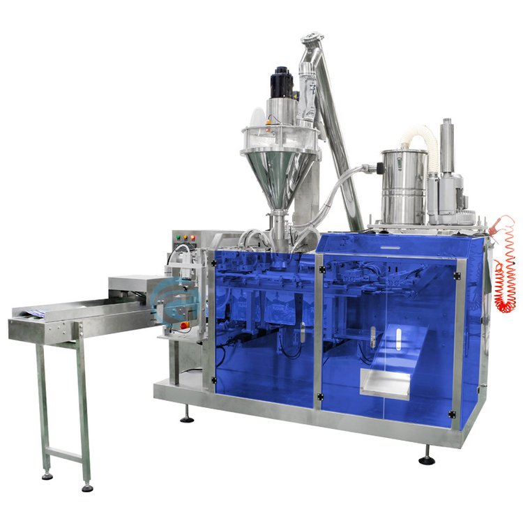 多工位自動上料 預(yù)制袋粉末與固體飲料水平給袋式包裝機的技術(shù)革新與應(yīng)用